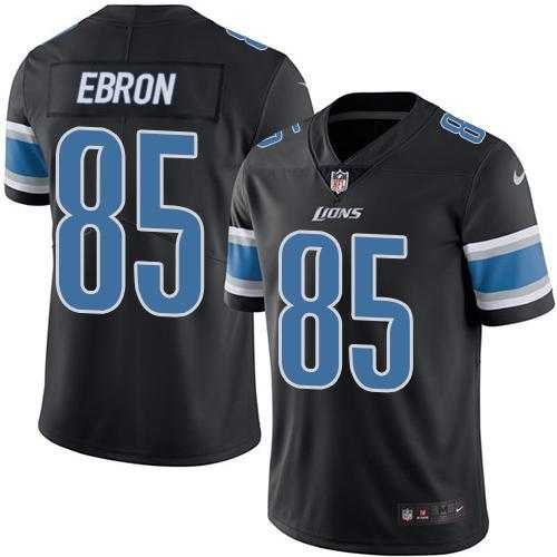 Nike Men & Women & Youth Lions 85 Eric Ebron Black Color Rush Limited Jersey,We sell and wholesale Nike Men & Women & Youth Lions 85 Eric Ebron Black Color Rush Limited Jersey on line form chian!